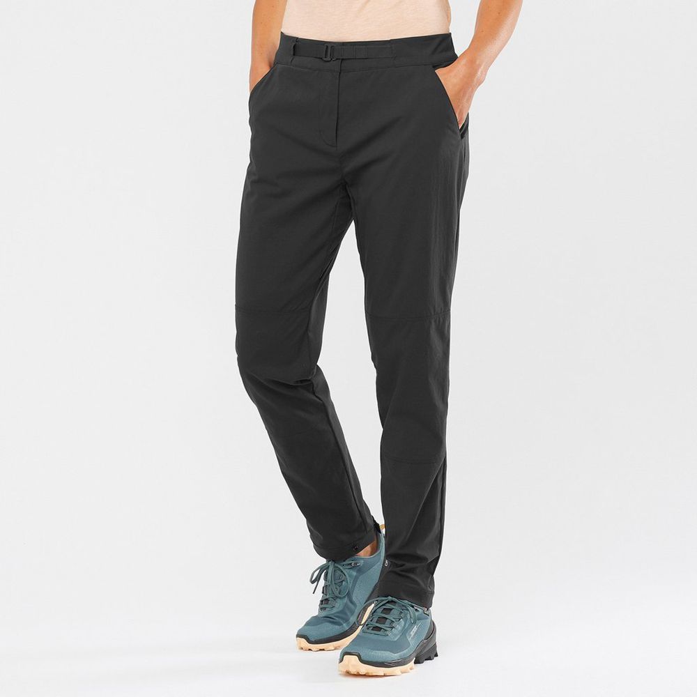 Salomon Singapore Womens Pants - OUTRACK Black | 08697-QSFI